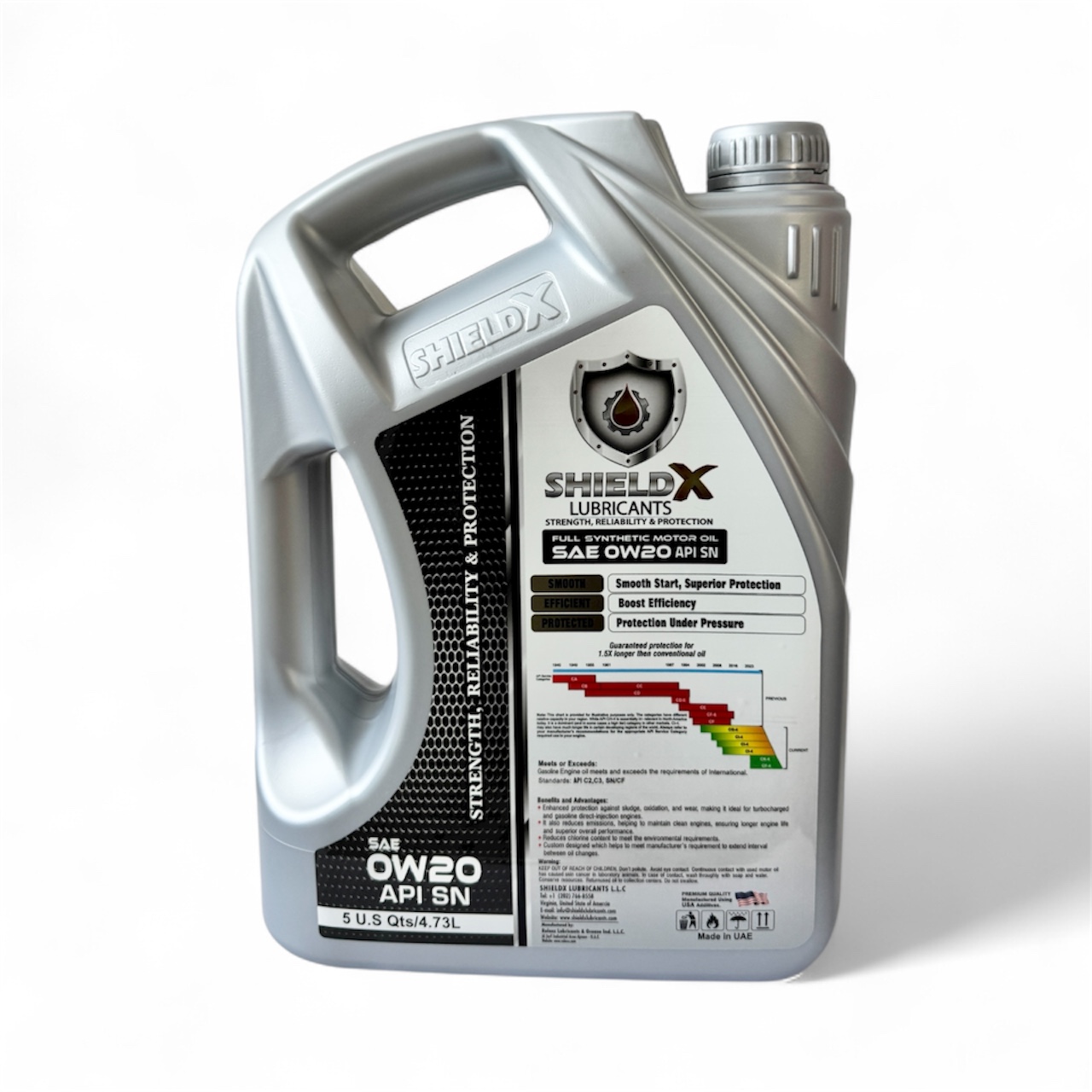 ShieldX Full Synthetic 0W-20 (5 Quart) - Image 2
