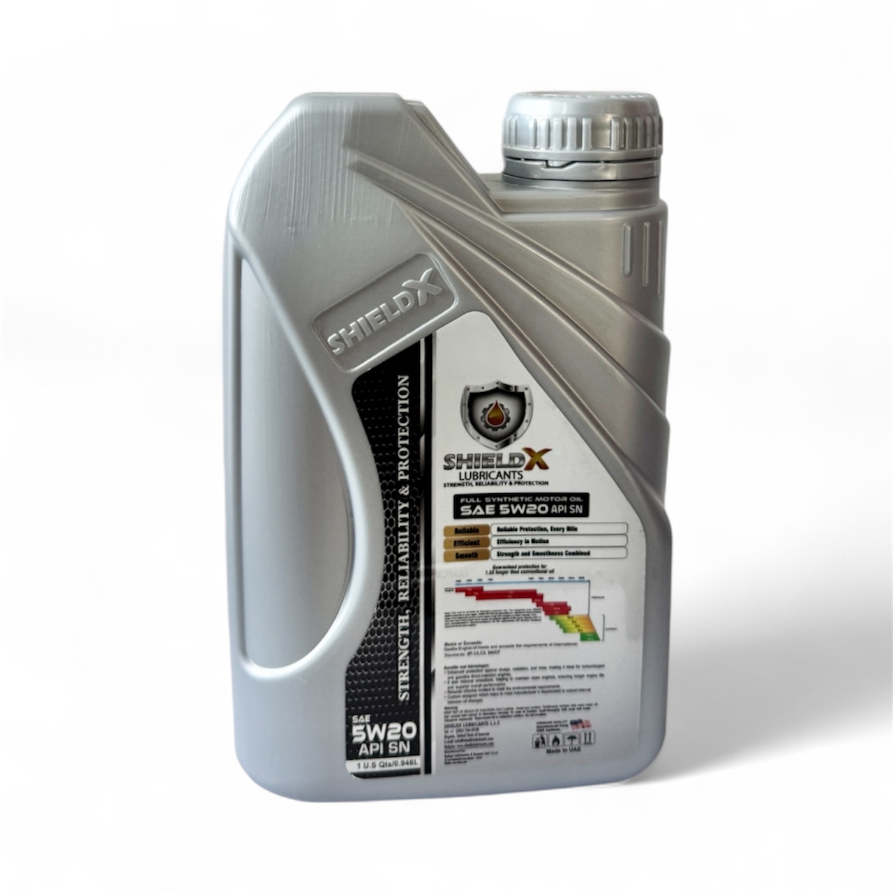 ShieldX Full Synthetic 5W-20 (1 Quart) - Image 2