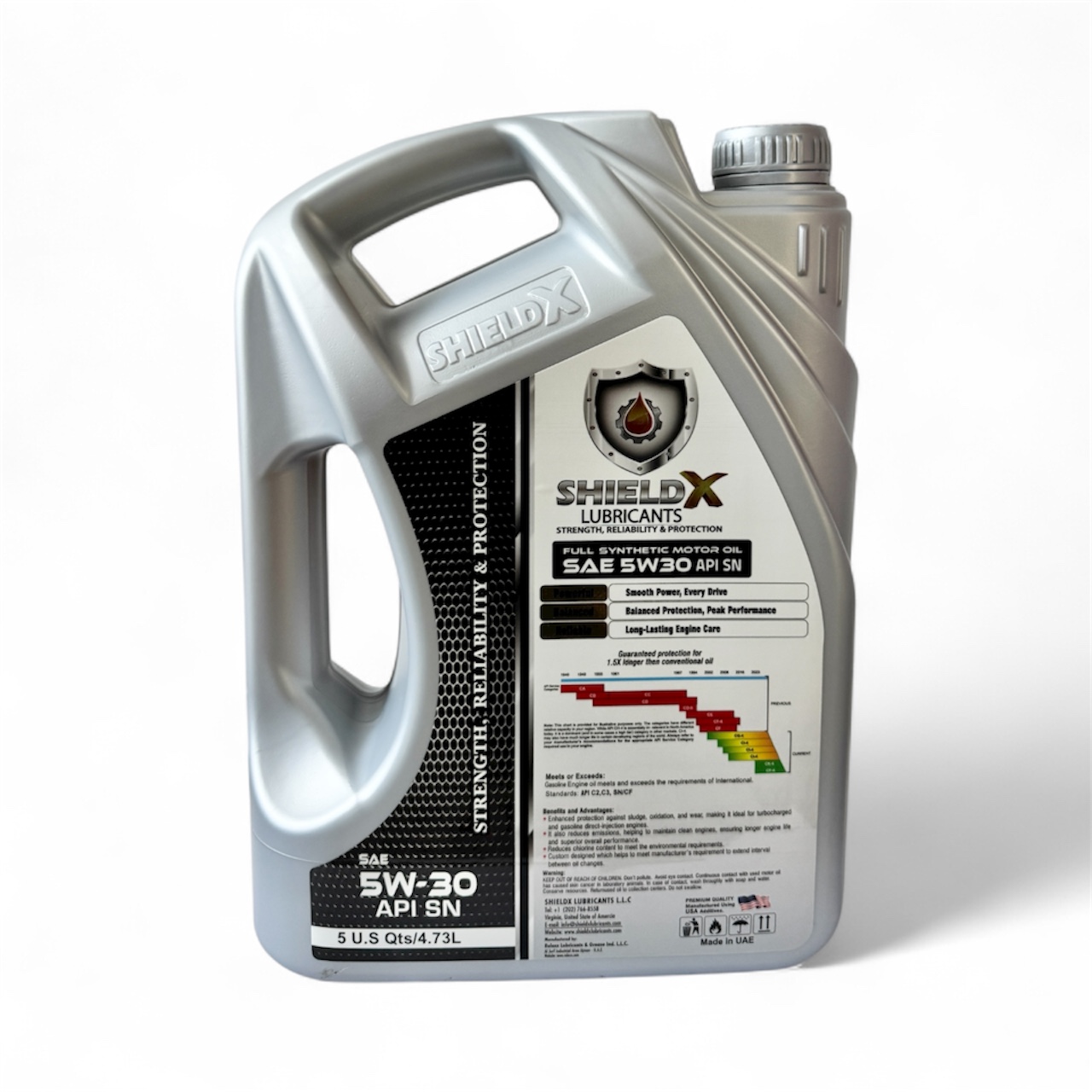 ShieldX Full Synthetic 5W-30 (5 Quart) - Image 2
